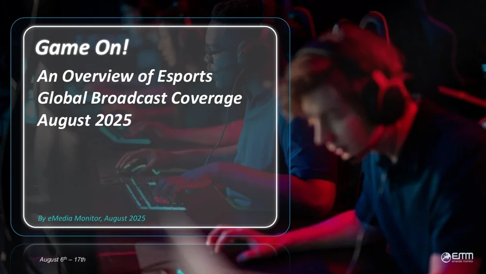 Esports global broadcast coverage report cover